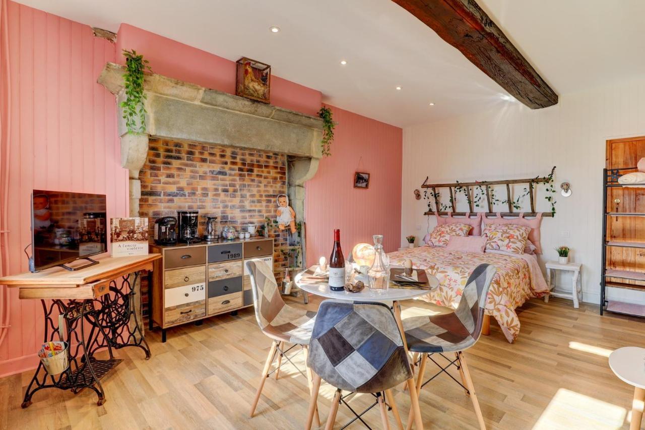 Le Petit Pressoir - Charmant Studio Collonges-en Charollais Esterno foto